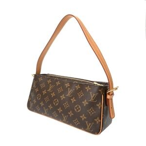 Louis Vuitton Brown Shoulder Viva Monogram Bag Canvas Cite